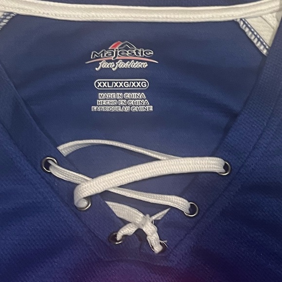 Women's Short Sleeve Manning Giants Jersey - Size XXL worn 1x Mint Condition - Picture 4 of 8